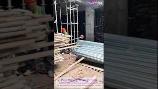 Pipe Bundle Steel Strap Cutting #shorts