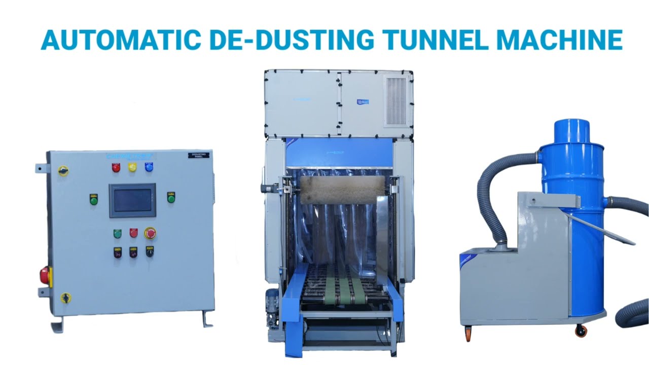 Automatic De Dusting Tunnel with Brushing System | chemietron