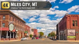 Miles City, MT [4K] Dashcam Tour