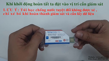 Hướng dẫn sử dụng nhiệt kế tự ghi tempmate-S1 V2 (Khởi động)