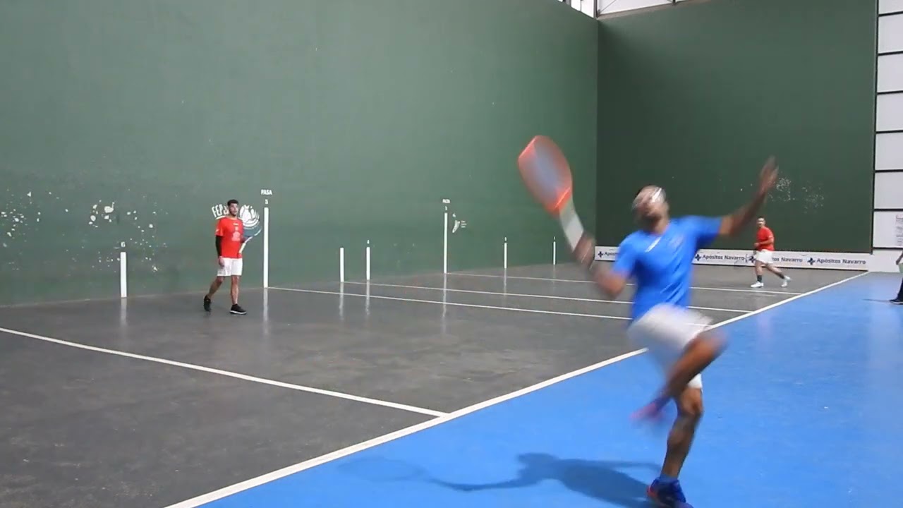 Frontenis Valencia Liga Autonomica  Cheste A-Alcantera (21-9-24) Carlos -Richar  1er set(1ºparte)