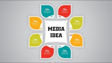 Creative a Vector Circle Infographic Template For Cycle in Design CorelDraw Tutorial