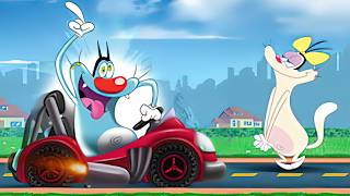 Oggy and the Cockroaches Funny Race - PART 1 screenshot 5