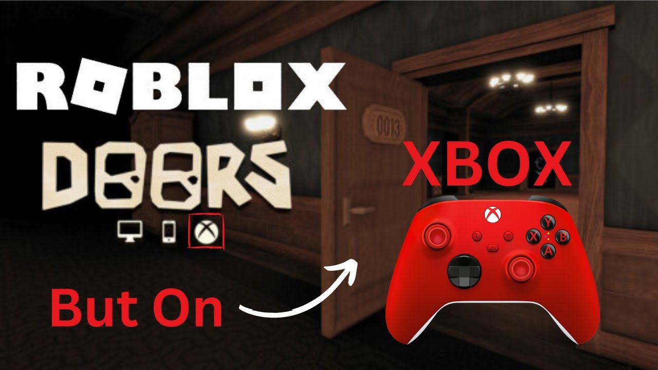 Playing Roblox doors But on Xbox (very hard) YouTube