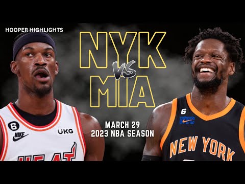 New York Knicks vs Miami Heat Full Game Highlights | Mar 29 | 2023 NBA Season