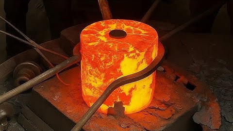 Inside the factory Forging Process Explained - How to forge a gear shaft billet #process #forging
