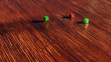 Rolling Dice Animation - Blender Final Render