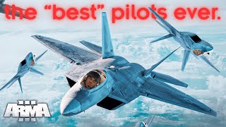 Ace Combat in Arma 3, but we had no training