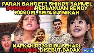 PARAH BANGET!! SHINDY SAMUEL BONGKAR PERLAKUAN RENDY SAMUEL SELAMA NIKAH, NGAKU DILUDAHI