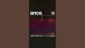Thumbnail of ance. is back on GS Dubs with a new heater, ‘I Don’t Want You’