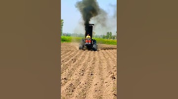 Cloud of Black 🖤 smoke Ajrun tractor 🚜🔥🔥🔥