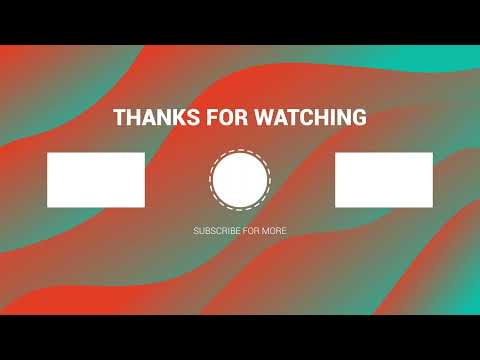 Youtube Outro Template No Text - YouTube Outro Template No Copyright - Youtube End Screen Template 7 @NewtonShah