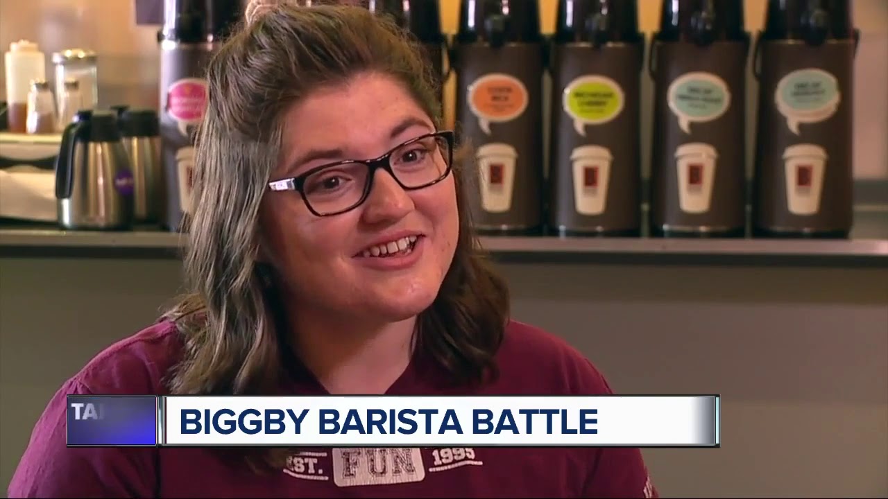 channel awesome Biggby baristas get creative, compete for the best latte art