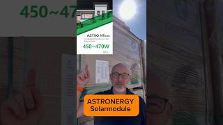 Solarmodule ASTRONERGY: Vorderseite vs. Rückseite