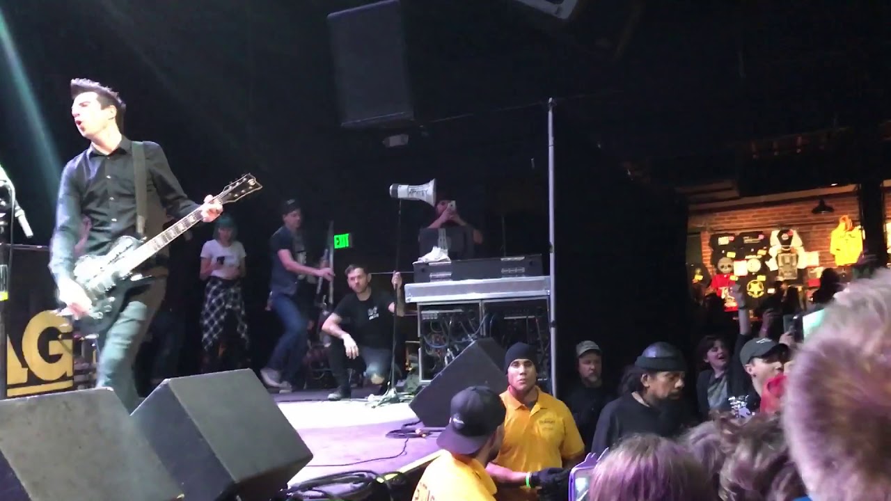 Anti-Flag Brandenburg Gate in the pit Denver Punk Against Trump 2018