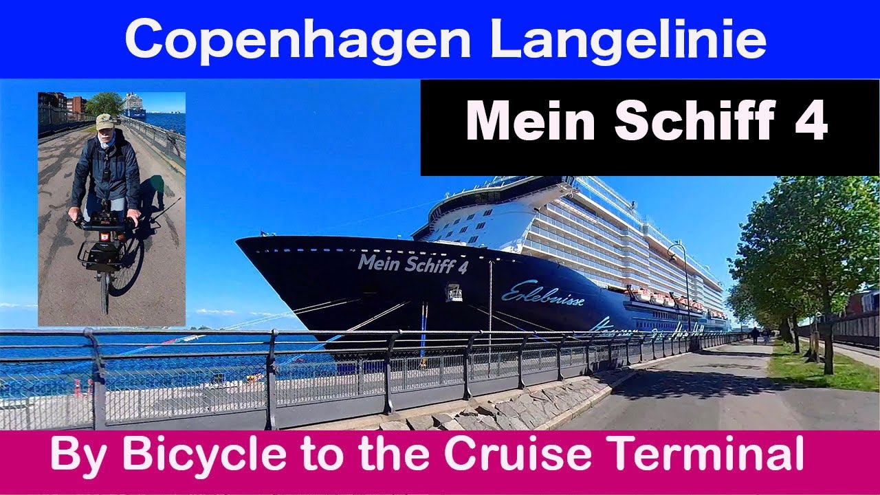 Copenhagen Langelinie Cruise Terminal by bicycle