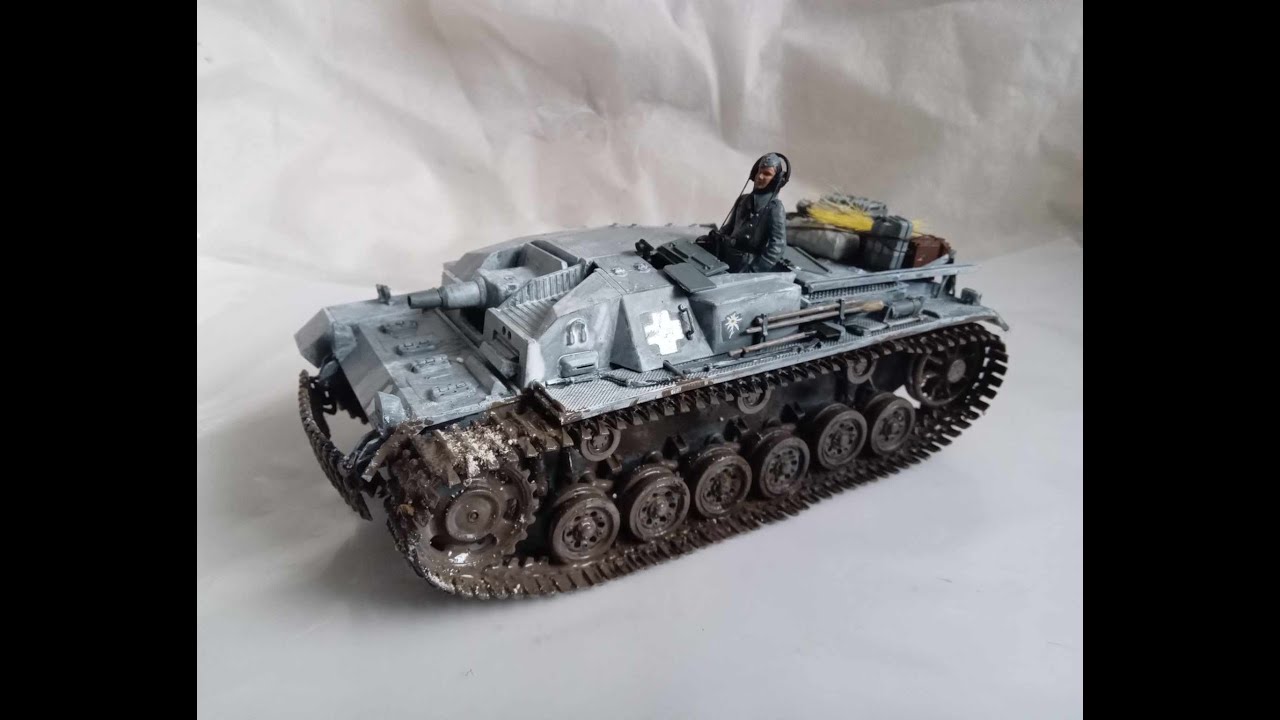 Stug III Ausf.B with winterketten-tracks - YouTube