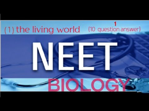 NEET biology 10 question with answer( 1)