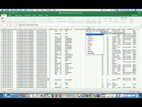 Data management Excel training video #4- Recoding