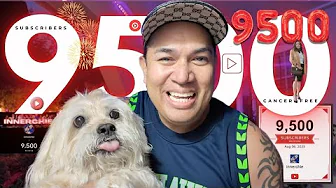 9,500 SUBSCRIBERS STRONG! You made this happen!!