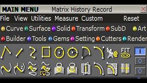 Tutorial rhinomatrix9 class number13 curve part2 matrix9 gold desaing3d desaing in matrixgold