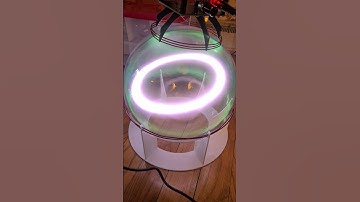 Multiple Plasma Toroids- 22 cm. Xenon Globe with Multiple Toroid Generators