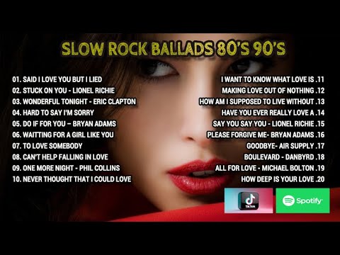 🔔🔔 Best Slow Rock Ballads - 2025 ‼️ | Tiktok , Spotify Sound System | Michael Bolton, Rod Stewart