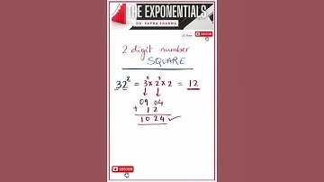 The Easiest Way To Find The Square Of Two Digit Numbers!
