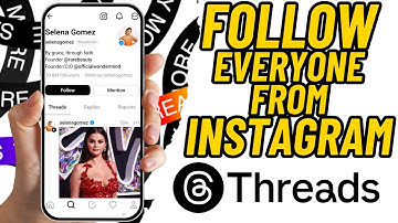 How to Follow Everyone from Instagram on Threads #tutorial
