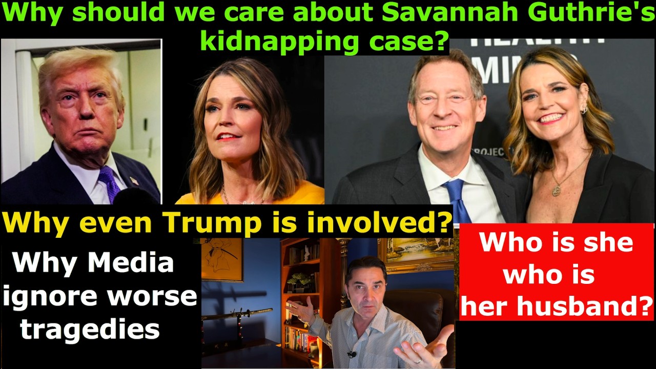 Why Savannah Guthrie's problems are so important to the US? Is this Media's biggest Global Tragedy?