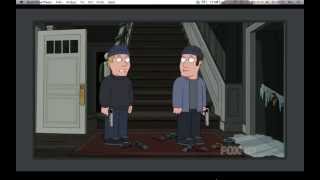 Family guy - Home alone with competent robbers