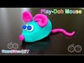 Play doh mouse  playdough crafts  kids crafts and activities  happykids diy