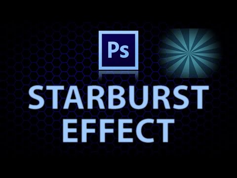 How to make a starburst effect in photoshop