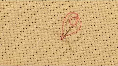 Cross Stitch 101: Starting with the front Loop Method
