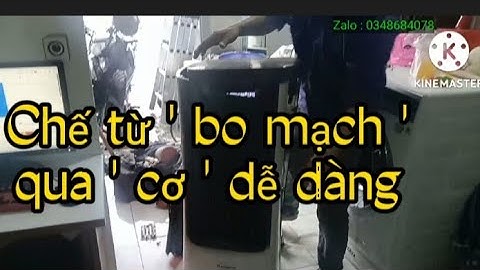 Hướng dẫn chế quạt hơi nước kangaroo từ bo mạch qua cơ cho mọi người cùng xem