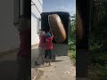 Thúng nan tre 2m có sạp tre ngồi giữa
