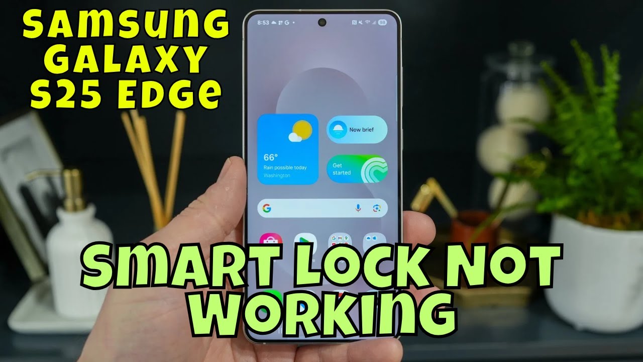 How to Fix Smart Lock Not Working on Samsung Galaxy S25 Edge - YouTube