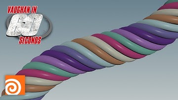 Houdini | Create Twisted Cables using Sweep Nodes