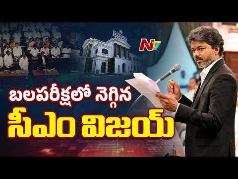 CM Vijay | బలపరీక్షలో నెగ్గిన సీఎం విజయ్ | NTV Telugu - NTVTELUGU