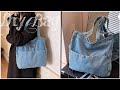 How To Make Bag From Old Jeans | Bag Recycle Jeans | Upcycle Crafs Ideas Denim