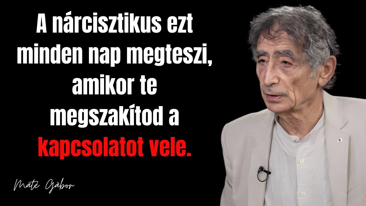 A nárcisztikus ezt minden nap megteszi, amikor te megszakítod a kapcsolatot vele. – Máté Gábor
