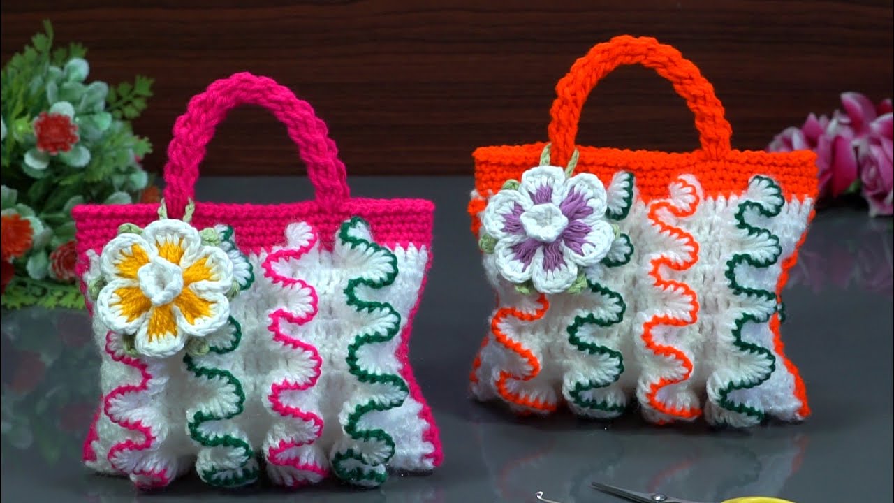 Gorgeous!°💗🌸 Crochet Mini Bag Design | Easy & Simple ✓