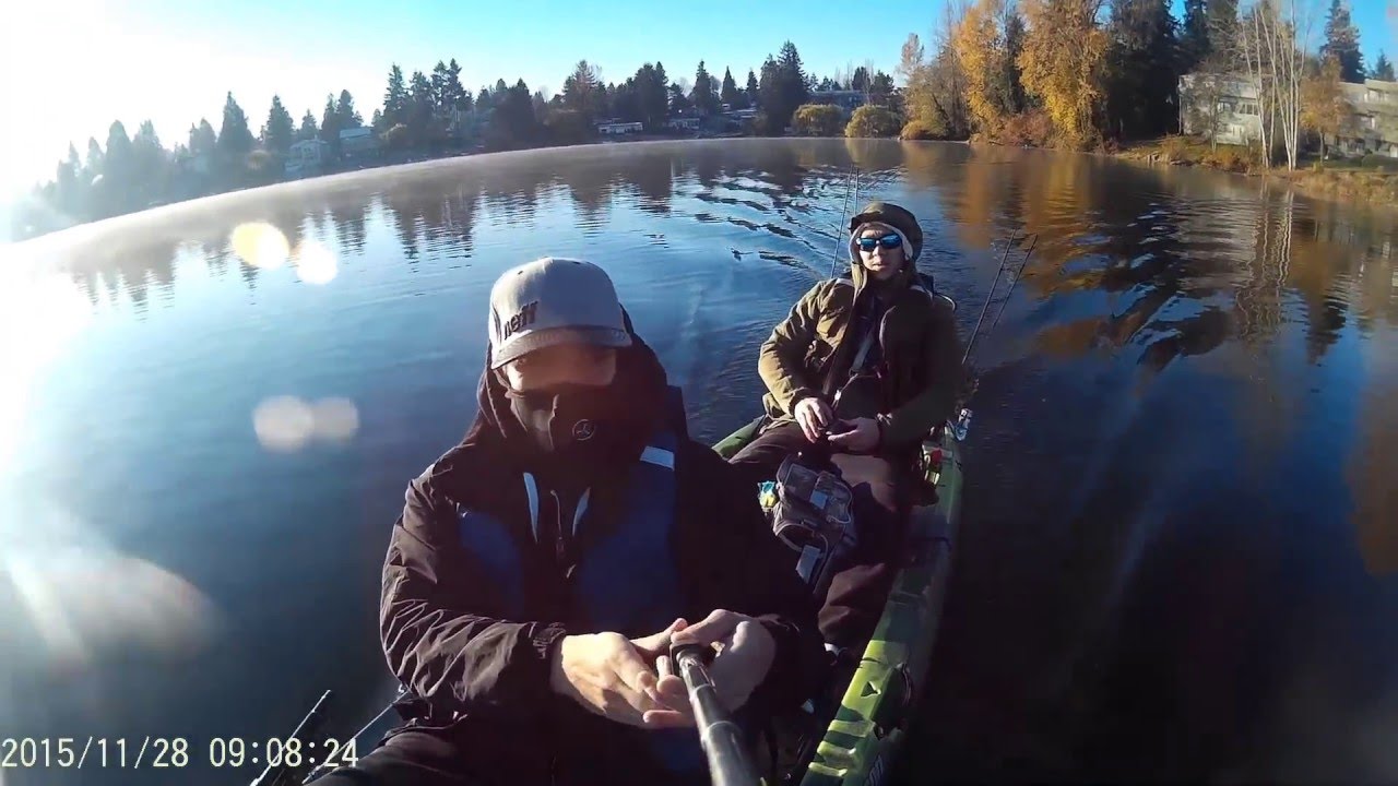 Trout on spinners Jackson Big Tuna Kayak YouTube