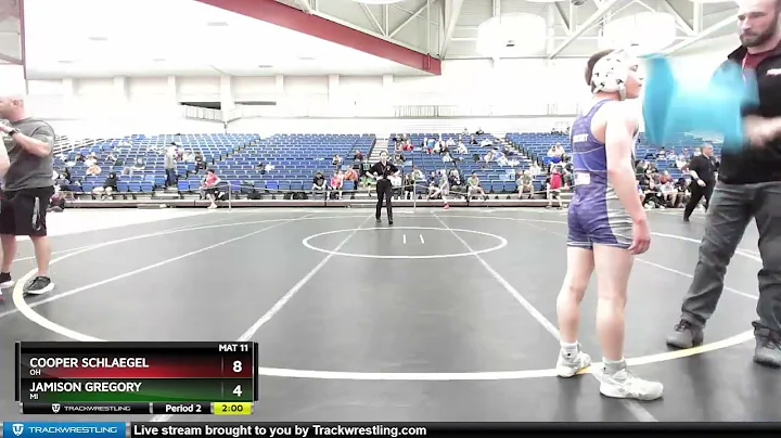 97 Lbs Round 2 - Cooper Schlaegel, OH Vs Jamison G...