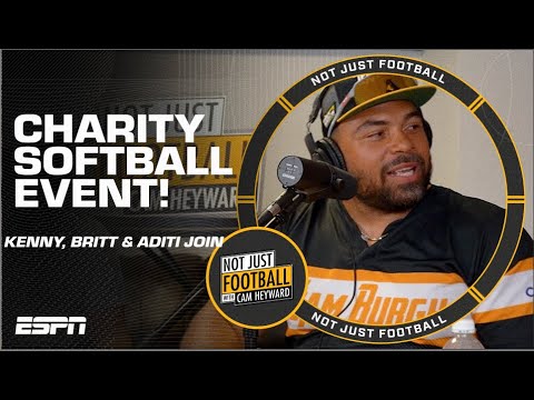 Cam’s Charity Softball Event with Kenny Pickett, Britt Baker & Aditi Kinkhabwala | Not Just Football