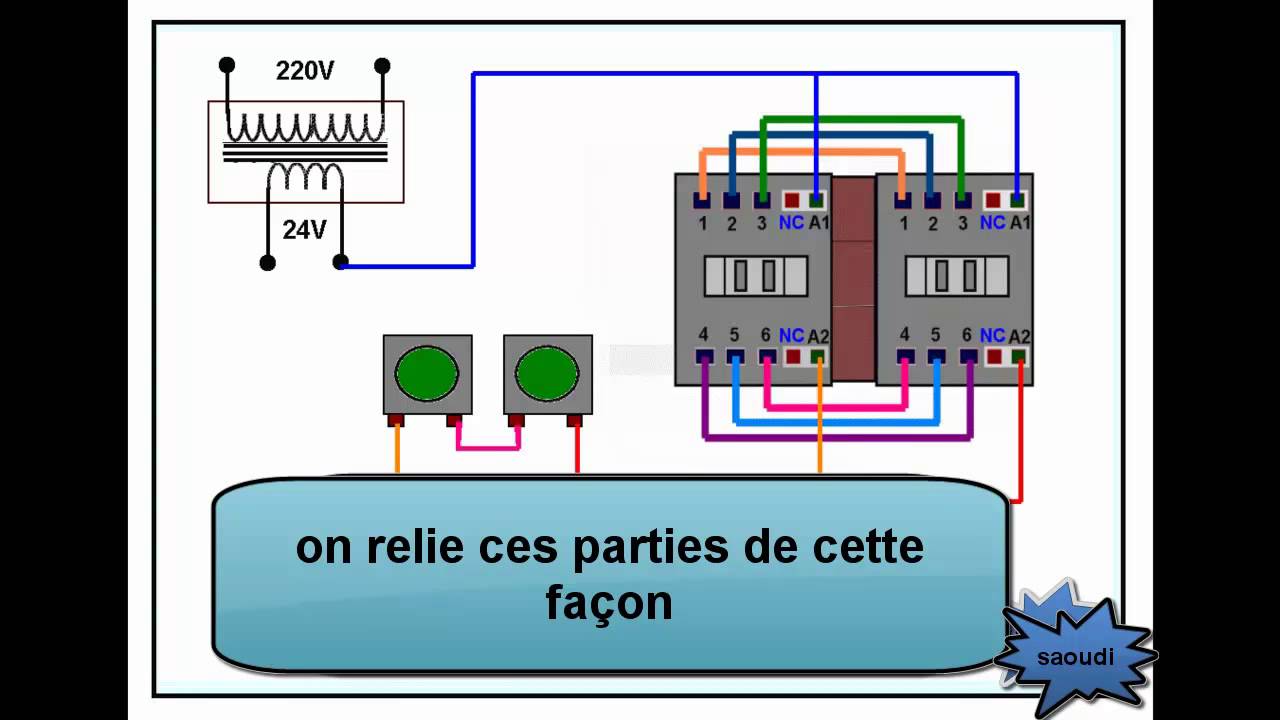 Contacteur Pour Moteur Monophase Branchement Contacteur