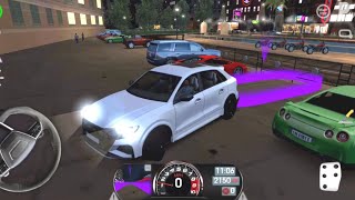 MESMERIZING night drive through LAS-VEGAS with AUDI RS Q8 - Driving school sim - gameplay screenshot 5