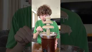 Trying Thick Water Chocolate Fountain
