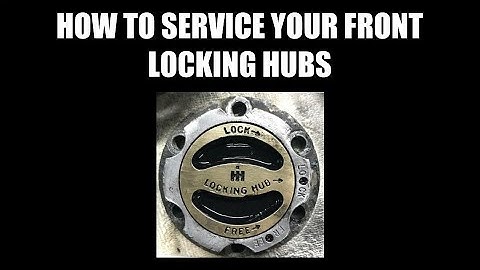 1965 Scout 800 | How to Service Front Locking Hubs DANA 27 | How To
