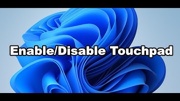 How To Disable/Enable Touchpad on Dell, Lenovo, HP, Asus, Acer Windows 11 PC